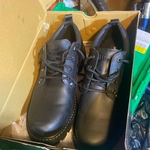 Sketchers utility footwear all black brand new